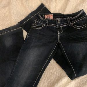 1st kiss fit & flare leg jeans size 3